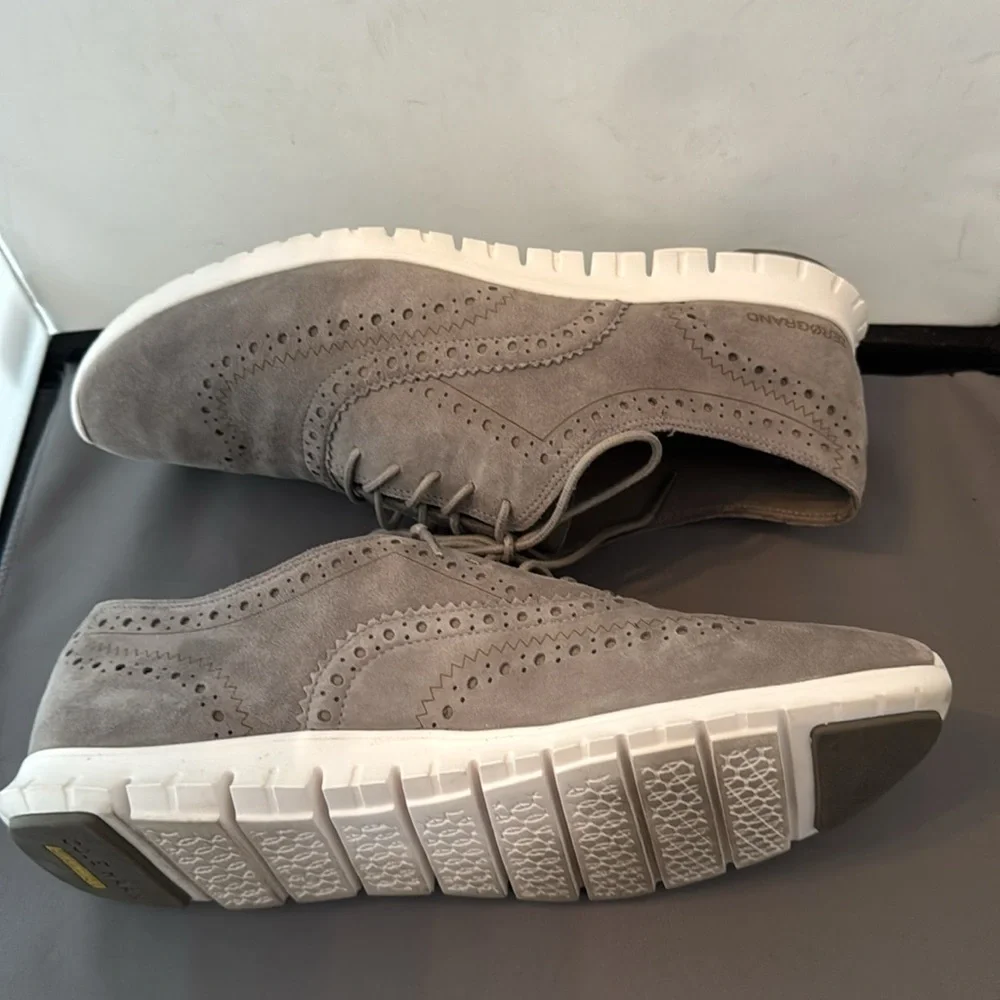 Cole Haan women’s size 11 Gray‎ Suede Oxford Shoes